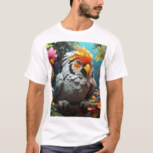 T-shirt Ghibli Gang Tiger et oiseaux tropicaux