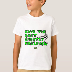 T-shirt Ghomajorité Halloween Boys White Basic T Shirt