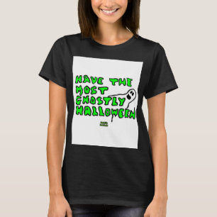 T-shirt Ghomajorité Halloween femmes noir de base T chemis