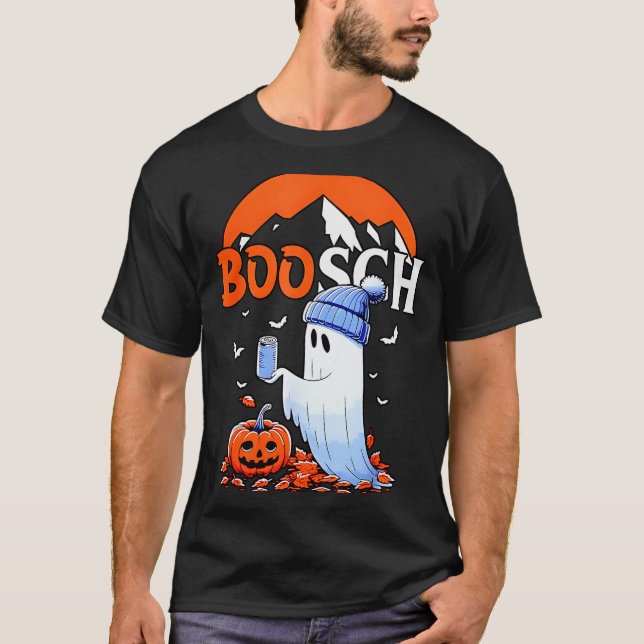 T-shirt Ghost Boosch Beer Halloween  (Devant)
