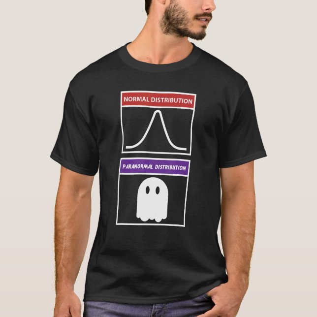 T-shirt Ghost de maths Géométrie normale de distribution p (Devant)