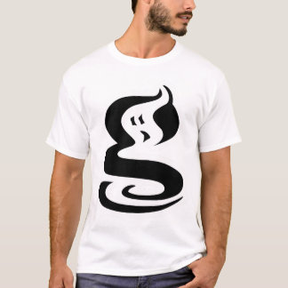T-shirt Ghost Digital Draw – Minimalist Haunting
