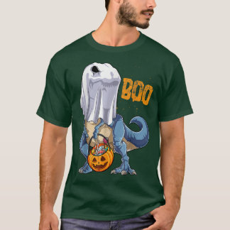 T-shirt Ghost Dinosaur T re Funny Boo Halloween Gifts Men 
