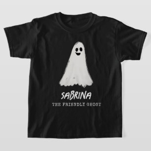 T-shirt Ghost Éffrayant Halloween Enfants
