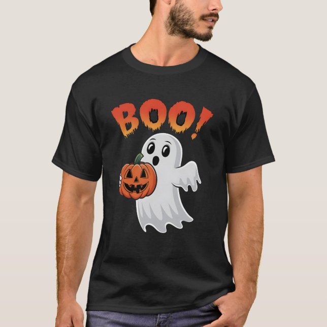 T-shirt Ghost et Citrouille vous félicitent (Devant)