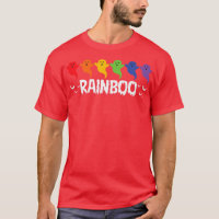 Ghost Gay pride LGBTQ Rainbow Rainboo Funny Hallow