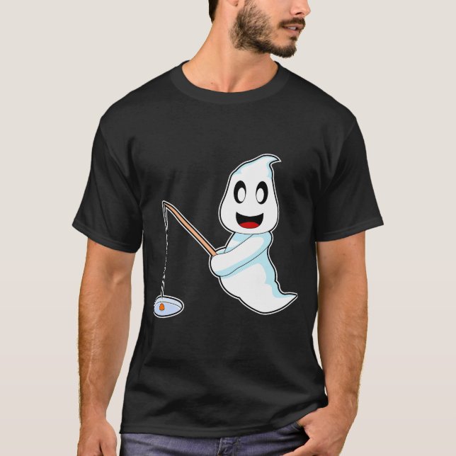T-shirt Ghost Halloween Fisher (Devant)