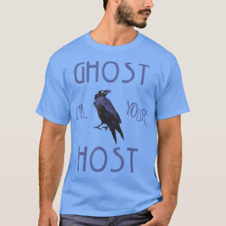 T-shirt Ghost Host Foolish Mortals Scary Theme Park Haunte