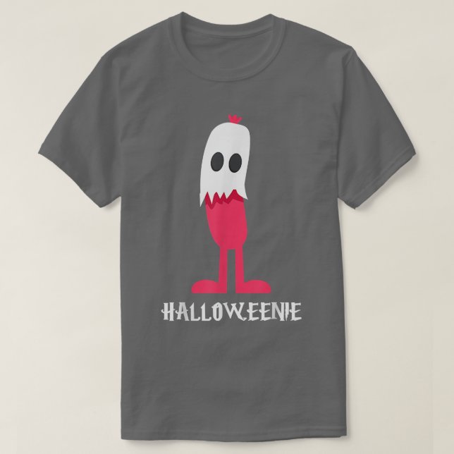 T-shirt Ghost Hot Dog Halloweenie Costume alimentaire Cade (Design devant)