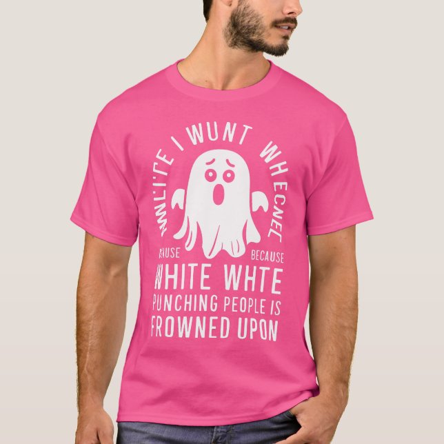 T-shirt Ghost Hunting Funny Ghost Hunter Punch (Devant)