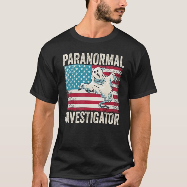 T-shirt Ghost Hunting Paranormal Investigator 2 (Devant)