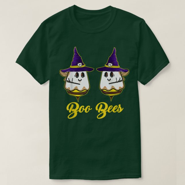 T-shirt Ghost I Love Her Boo Bees Witch Casquette Funny Ha (Design devant)