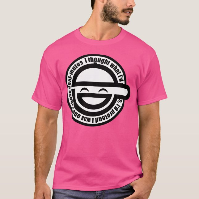 T-shirt Ghost In The Shell - Laughing Man Mono Logo (Devant)