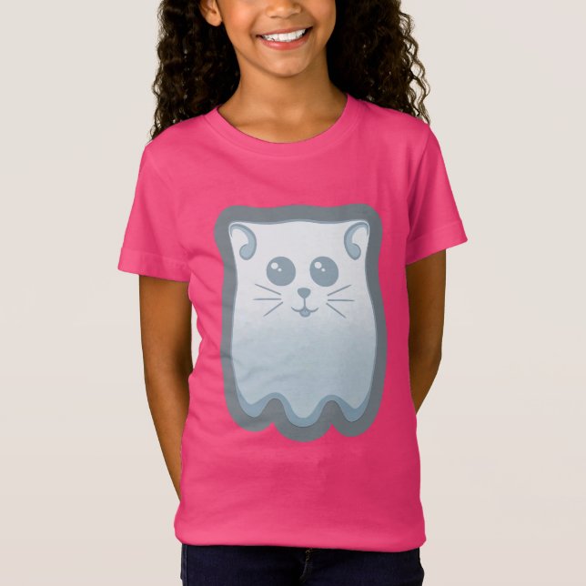 T-Shirt Ghost kitty (Devant)
