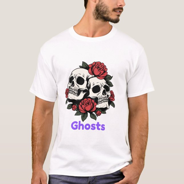 T-shirt ghost land (Devant)