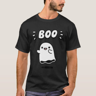 T-shirt Ghost mignon Dit Boo Ghost Girl Kid Funny Hallowe