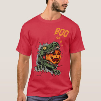 T-shirt Ghost Mummy Dinosaur Drôle Boo Halloween garçons H