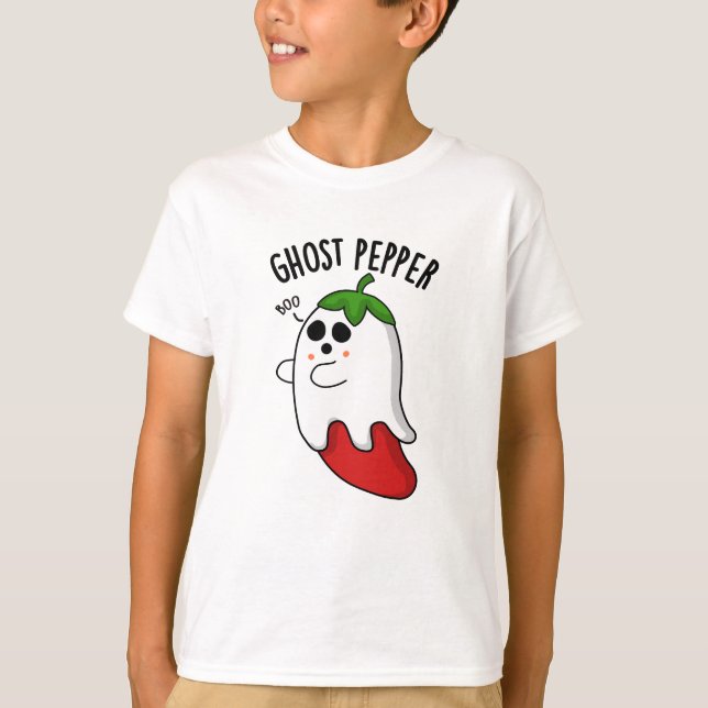 T-shirt Ghost Pepper Funny Chili Pun (Devant)