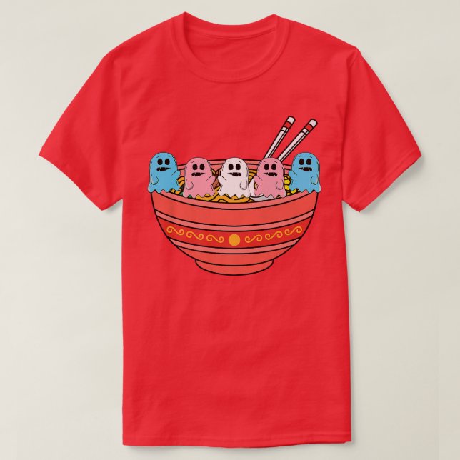 T-shirt Ghost Ramen Transgenre Ghost Ramen 29 (Design devant)