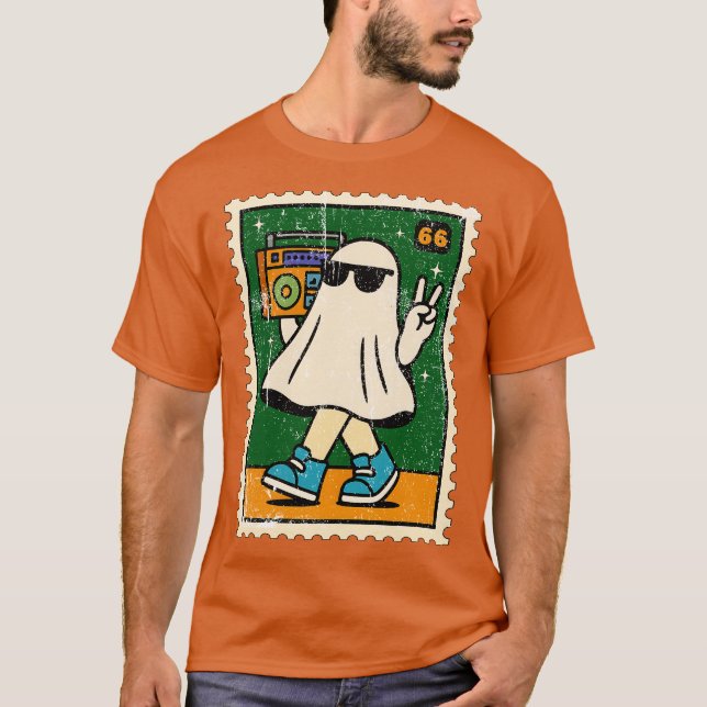 T-shirt Ghost Retro (Devant)