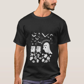 T-shirt Ghost Scarts Livres Halloween Enseignant Halloween