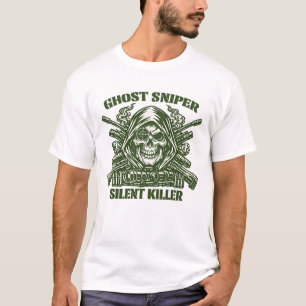 T-shirt Ghost Sniper Silent Killer tee