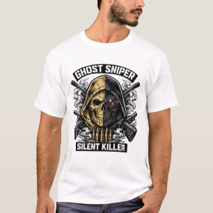 T-shirt Ghost Sniper Silent Killer tee