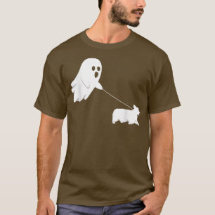 T-shirt Ghost Welsh Corgi Funny Boo Costume Halloween Chie