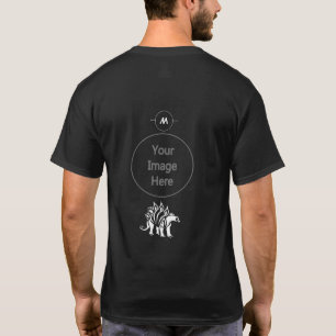 T-shirt Ghost White Stegosaurus Spirit Dinosaur