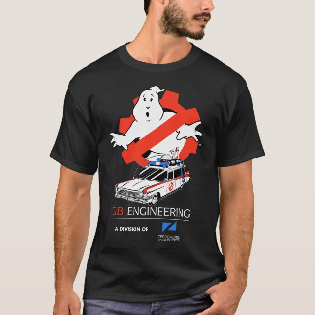 T-shirt Ghostbusters Froid Empire Engineering Gear No Gho (Devant)