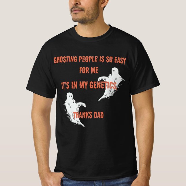 T-shirt Ghosting People est tellement facile pour moi desi (Devant)