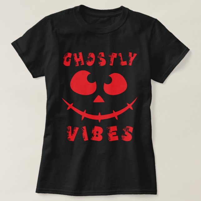 T-shirt Ghostly Vibes Apparel (Design devant)