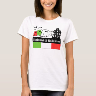 T-shirt Ghosts d'Halloween en Italie, Fantasmi di Hallowee
