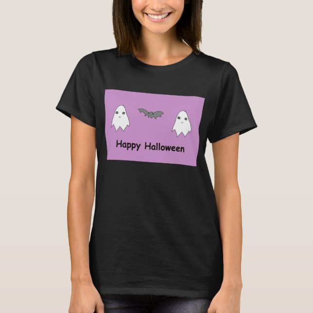 T-shirt Ghosts mignons et amis chauves-souris (Devant)