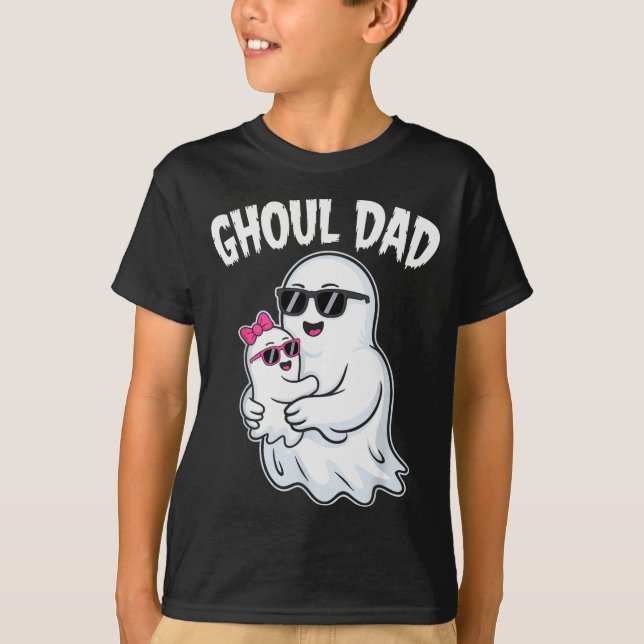 T-shirt Ghoul Dad Shirt Men Daddy Soky Halloween Ghost Cos (Devant)
