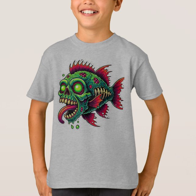 T-shirt Ghoul Fish Deep Sea Creeper (Devant)