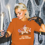T-shirt Ghoul Gang Halloween Party Bach Groupe<br><div class="desc">Préparez-vous à soulever un peu d'enfer avec votre gang de ghoul ! Ces chemises éffrayantes et assaisonnantes de la fête d'Halloween sont parfaites pour les bashes de bachelorette, les soirées de filles ou toute célébration d'Halloween. Ces tee - shirts assortis à des phrases hilarantes personnalisées ajouteront une touche de plaisir...</div>