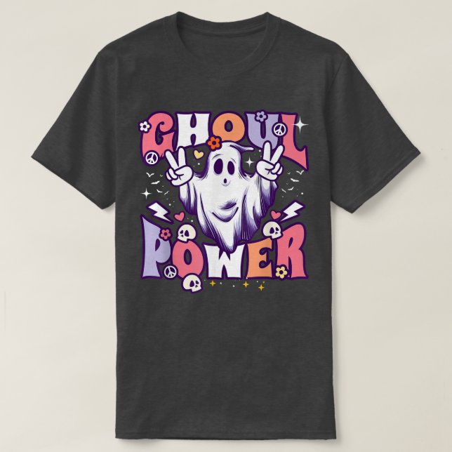 T-shirt Ghoul Power Funny Halloween (Design devant)