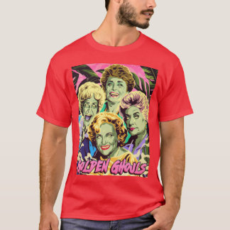 T-shirt GHOULS DORÉS famille rétro