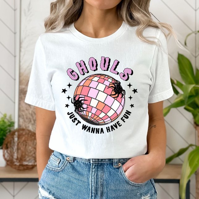 T-shirt Ghouls Drôle Halloween Femmes Tshirt, cadeau maman (Créateur téléchargé)