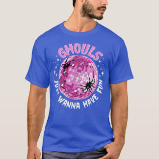 T-shirt Ghouls Just Wanna Have Fun Spiders Night Out Boys 