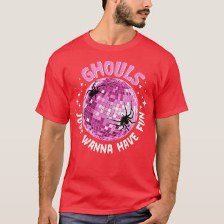 T-shirt Ghouls Just Wanna Have Fun Spiders Night Out Boys