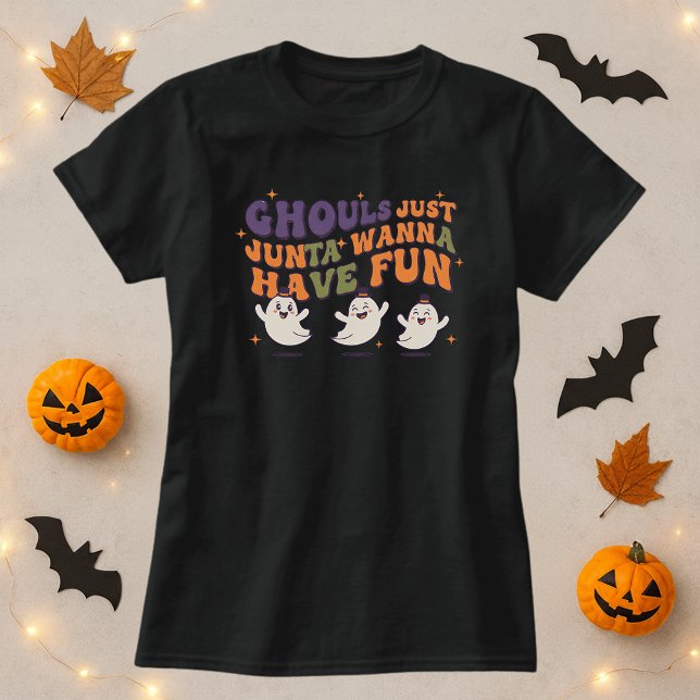 T-shirt Ghouls veut juste s'amuser Halloween (Créateur téléchargé)