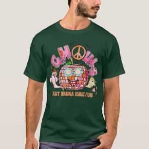 T-shirt Ghouls veut juste s'amuser Super Citrouille de la