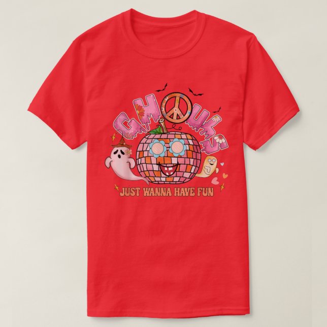 T-shirt Ghouls veut juste s'amuser Super Citrouille de la  (Design devant)