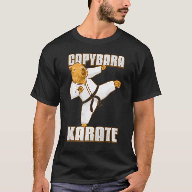 T-shirt Gi de karaté Capybara (Devant)