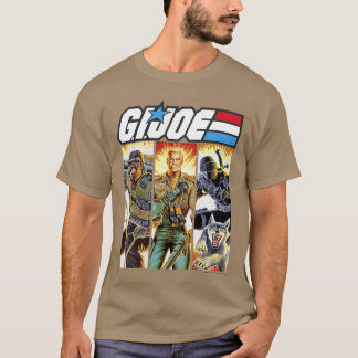 T-shirt GI Joe Équipé Action Shot Panneaux de Bande Dessin