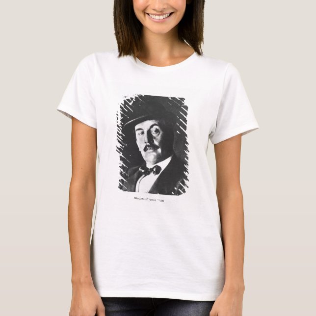 T-shirt Giacomo Puccini (1858-1924) 1924 (photo) (b/w (Devant)