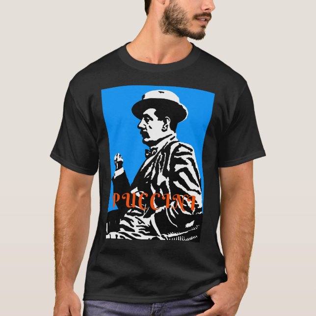 T-shirt Giacomo Puccini (1858 1924) numérisé (Devant)