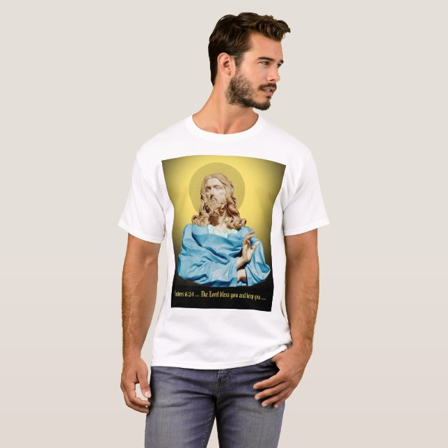 T-shirt Gian Lorenzo Bernini Bust of Christ 1679 (Devant entier)